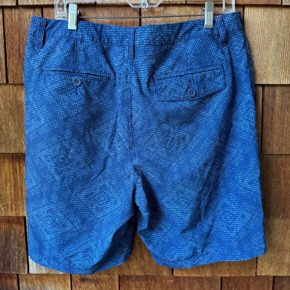 EUC Tommy Bahama Blue Cayman Geo De Mayo 9-Inch Hybrid Board Shorts in Men's 34 - Picture 6 of 14